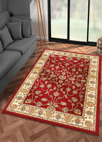 Brücken und Teppiche mit feinen floralen Details ROT