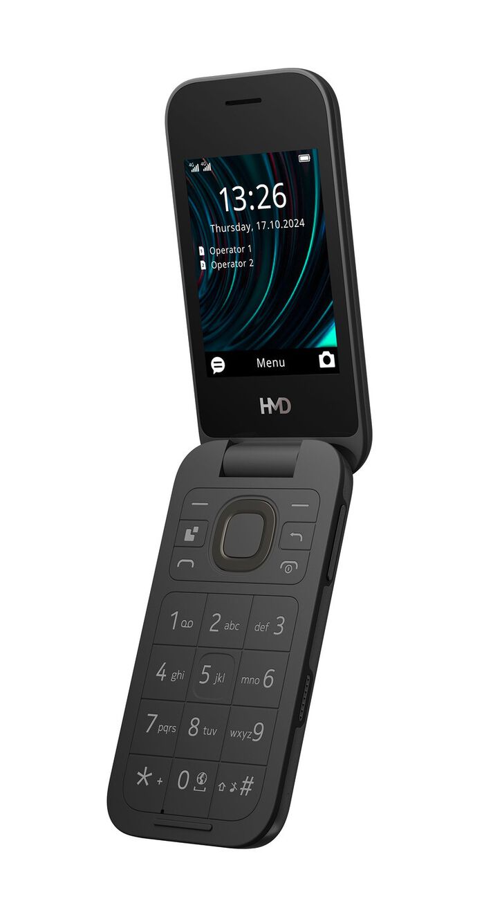 Gro&szlig;tasten-Klapphandy GRAU