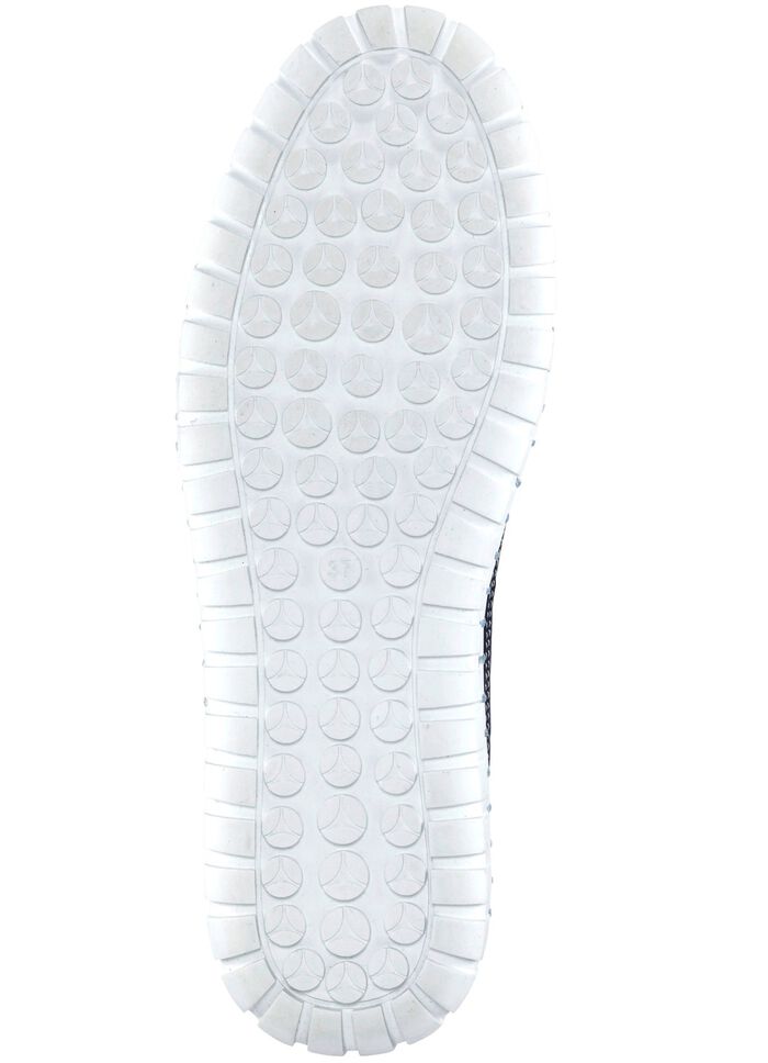 Gemini Slipper mit sommerlich perforiertem Rind-Nappaleder MARINE