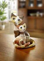 Katzenpaar aus der Rosina-Wachtmeister-Kollektion 