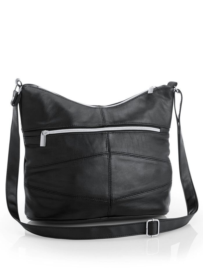 Tasche aus Lamm-Nappaleder SCHWARZ