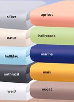 Superweiche Spannbettt&uuml;cher und Kissenbez&uuml;ge HELLBLAU