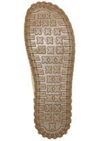 Gemini Slipper mit seitlich eingesetzten Gummizügen GELB-BRAUN