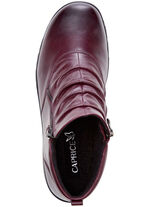 ELENA EDEN, gefütterte Damen-Boots, Winterschuhe, Weite H, mit Reissverschluss BORDEAUX
