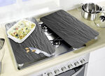 Herdabdeckplatten Schiefer, 2er-Set 