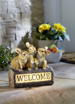 Hasentrio «Welcome», solar 