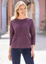 Pullover mit floralem Muster 