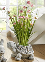 Grasbund in Topf aus Magnesia, 