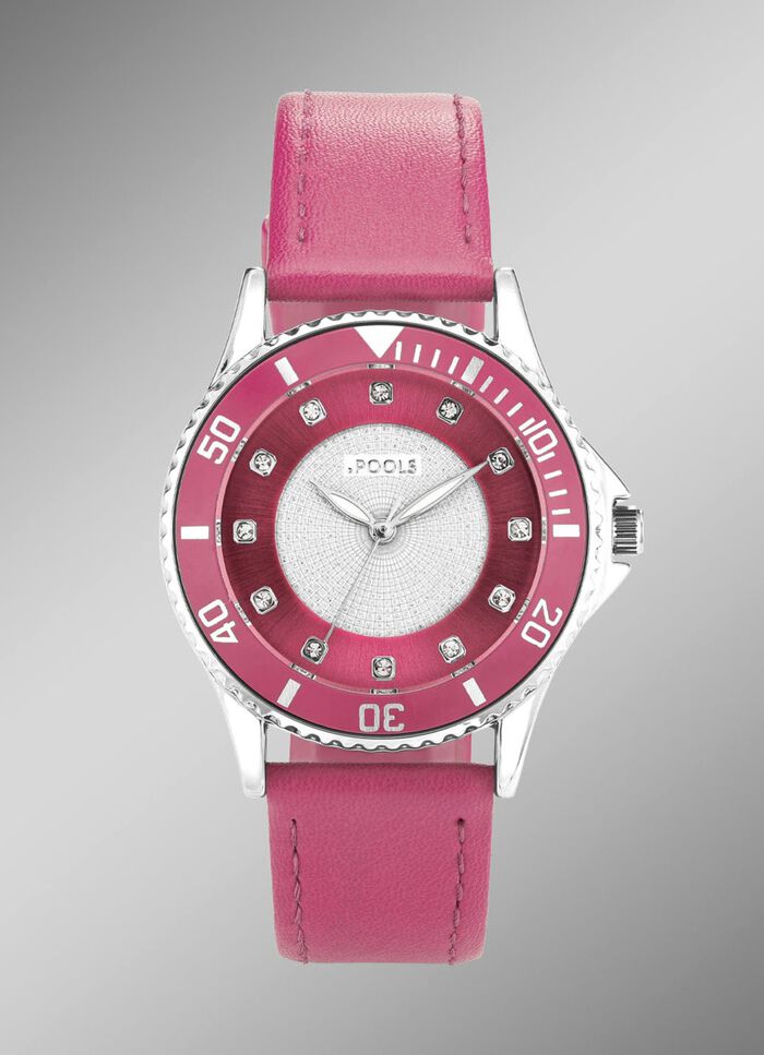 Moderne Quartz-Damenuhr Pools 2608 