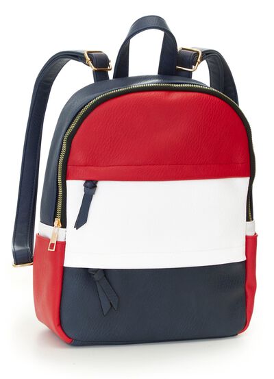 Rucksack in Color-Blocking-Optik 