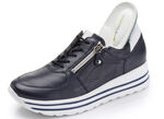 Waldläufer, bequeme Damen-Sneaker, Weite H, mit herausnehmbarem Fussbett MARINE