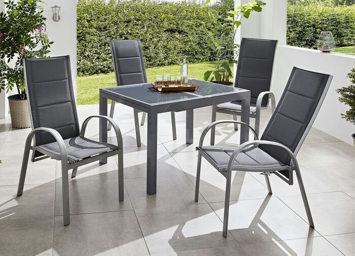Sitzgruppe Amalfi Deluxe GRAU