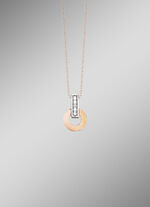 Moderner Anhänger mit 5 Brillanten 