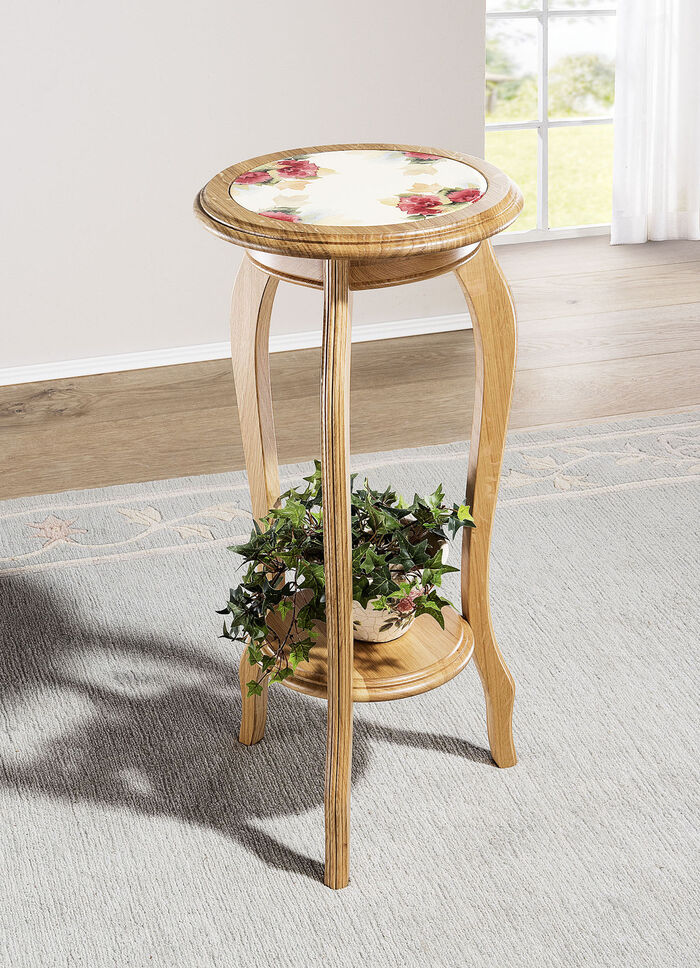 Blumenständer aus massivem Holz EICHE