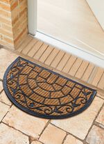 Fussmatte in Gusseisen-Optik 