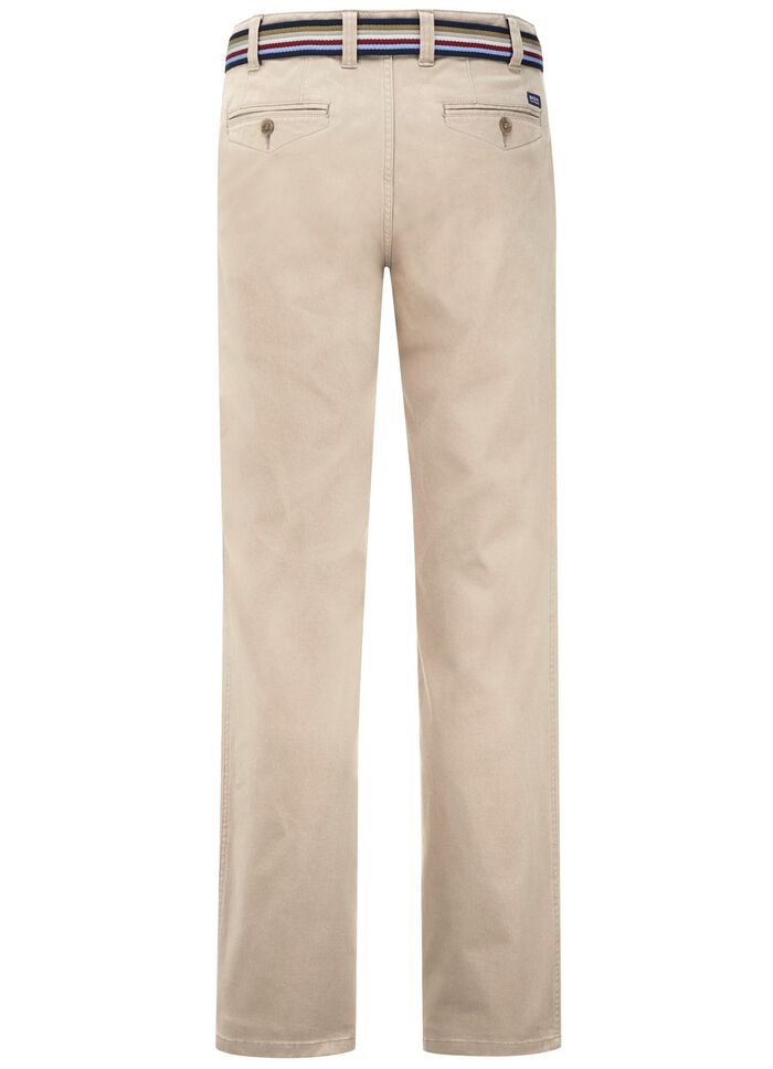 &laquo;Br&uuml;hl&raquo;-Hose mit G&uuml;rtel in 3 Farben 