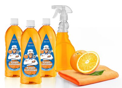 Universal-Kraftreiniger-Set, 5-teilig, zur Beseitigung von hartn&auml;ckigem Schmutz 