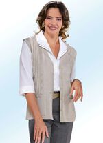 Strickgilet mit Baumwolle 