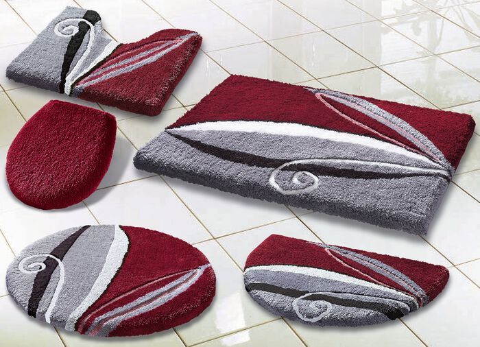 Weiche Badgarnitur mit rutschhemmender R&uuml;ckseite 