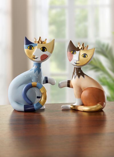 Katze mit Krone von Rosina Wachtmeister 