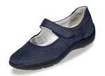 Waldläufer, bequeme Damen-Slipper, Weite H, mit herausnehmbarem Fussbett, 