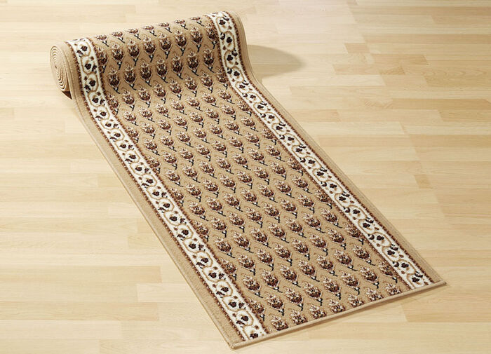 Läufer in Wunschlänge BEIGE
