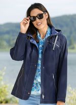 Schal mit Fantasiebl&uuml;ten-Dessin 