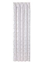 Dekoschal mit hübschem Rosen-Dessin WEISS-GOLD