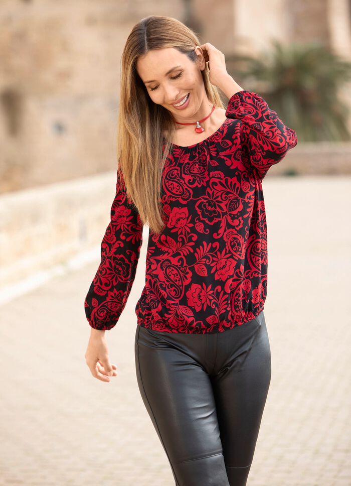 Tunika mit dekorativer F&auml;ltelung 