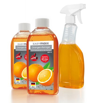 Orangenreiniger-Set mit gratis Abfluss-Sticks 