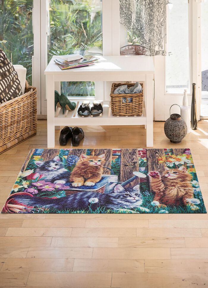 Fu&szlig;matte mit rutschhemmende R&uuml;ckseite 