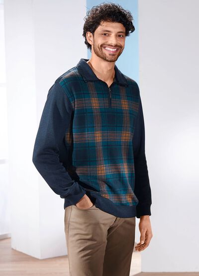 Troyer mit kurzem Reissverschluss 