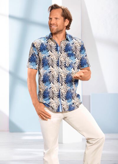 Flott dessiniertes &laquo;Milano Italy&raquo;-Hemd 