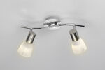 Deckenlampe aus mattem Metall NICKEL