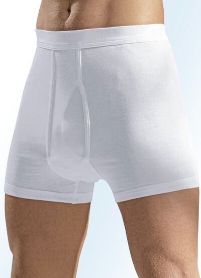 Hermko Dreierpack Unterhosen aus Feinripp - 