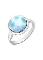 Damenring mit Larimar 