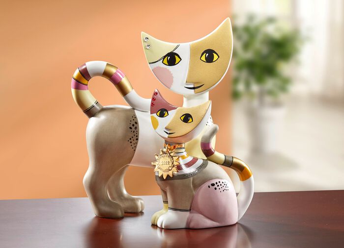 Jahreskatze 2022 der K&uuml;nstlerin Rosina Wachtmeister 