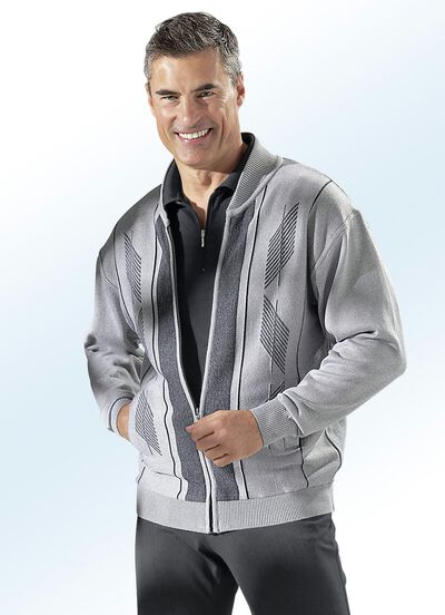 Jacke mit seitlichen Schubtaschen 