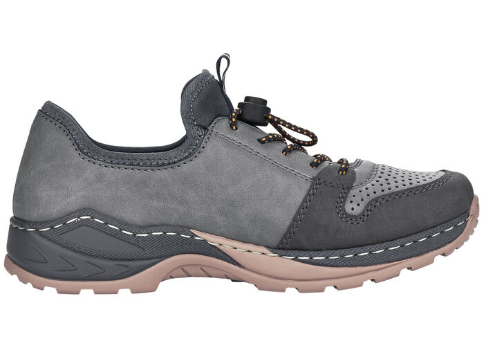 Rieker Sneaker mit herausnehmbarer MemoSoft-Textileinlage GRAU