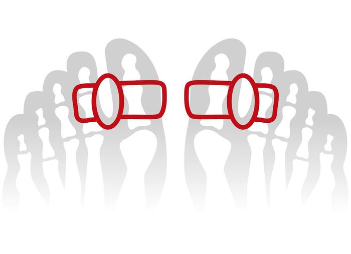 &laquo;Fu&szlig;Gut&raquo; Gel-Doppelring-Korrektor 