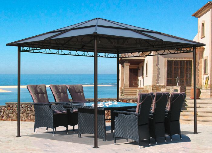 Stilvoller Hardtop-Pavillon 