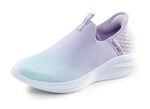 SKECHERS Slipper mit geformter Slip-Ins Fersenplatte FLIEDER-T&Uuml;RKIS