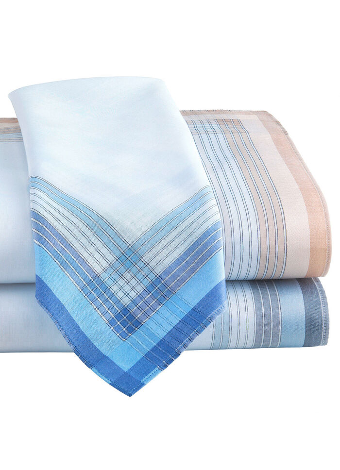 Herren-Stofftaschentücher aus reiner Baumwolle 