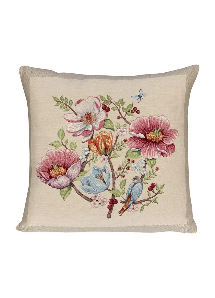 Kissenbez&uuml;ge aus strapazierf&auml;higem Gobelin BEIGE