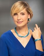 Armband mit Muranoglas in Blaut&ouml;nen 