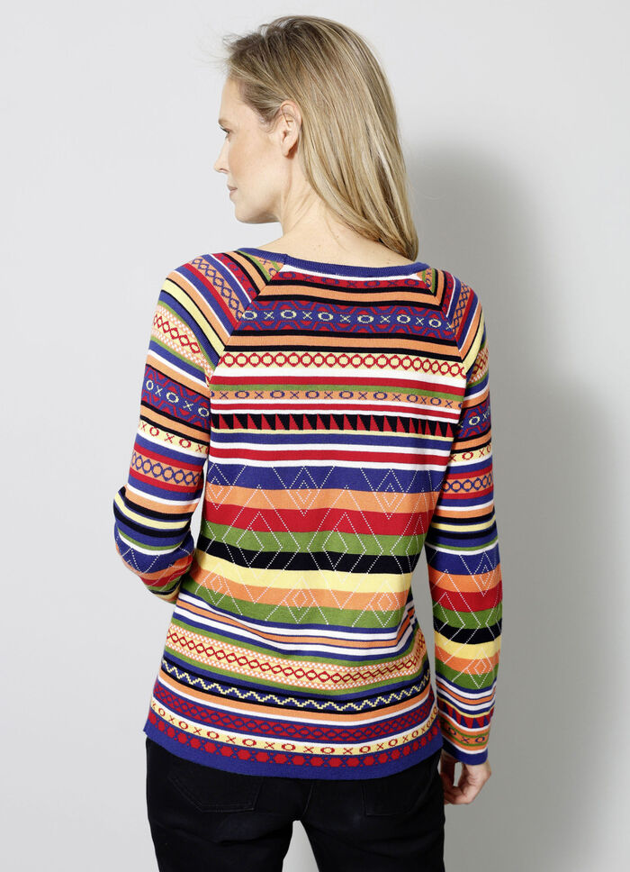 Pullover in Jacquard-Dessin 