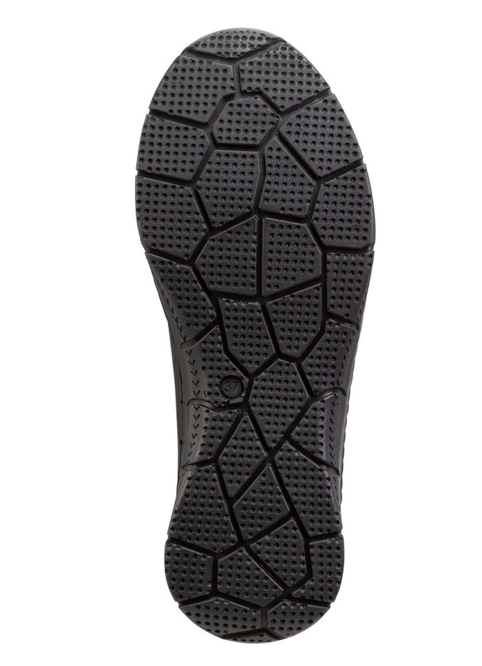 Andrea Conti Schn&uuml;rschuh aus Nappaleder mit Kontrastdurchz&uuml;gen SCHWARZ