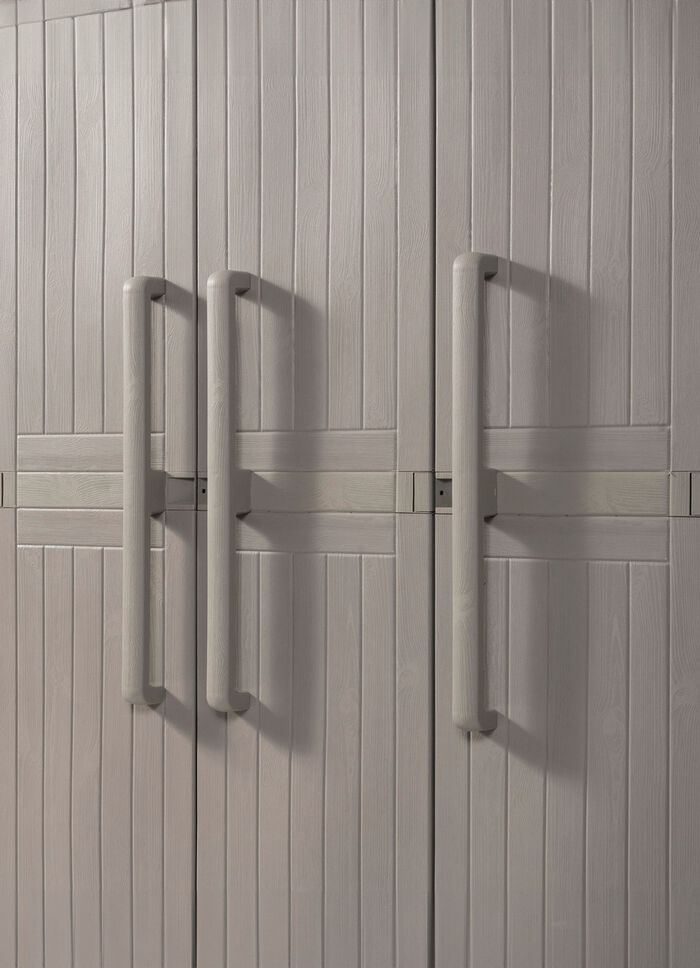 Ger&auml;teschrank, 3-t&uuml;rig GRAU