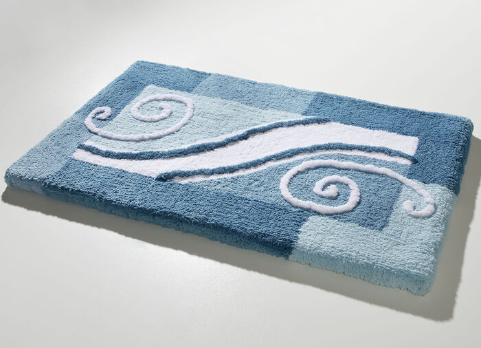 Badvorleger mit rutschhemmend beschichteter Rückseite AQUA