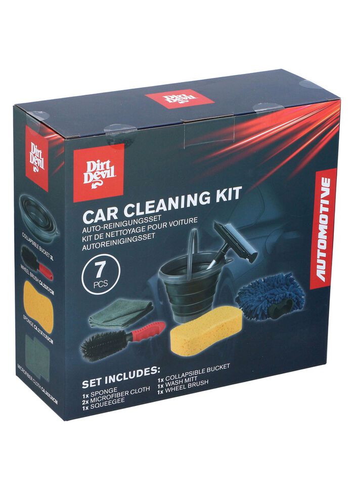 &laquo;Dirt-Devil&raquo; Auto-Reinigungs-Set, 7-teilig 